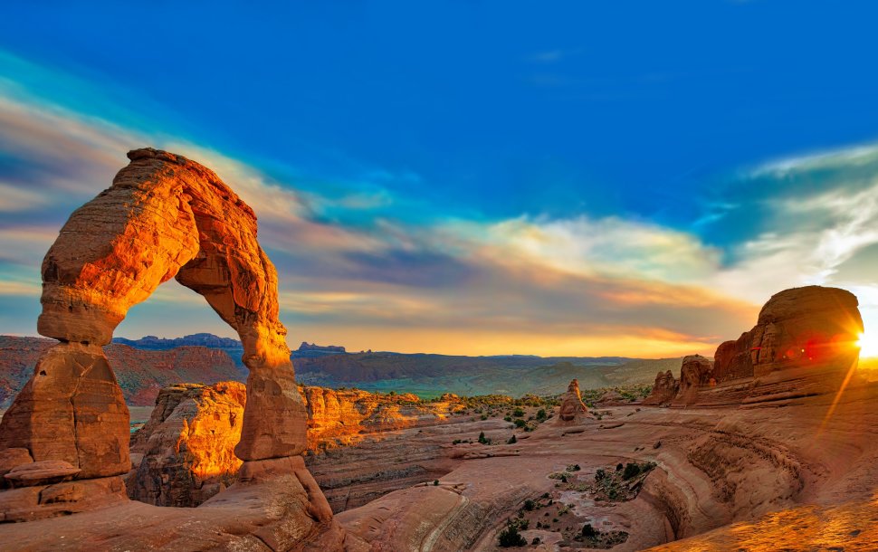 پارک ملی آرچز جزو مکان های زیبا در یوتا